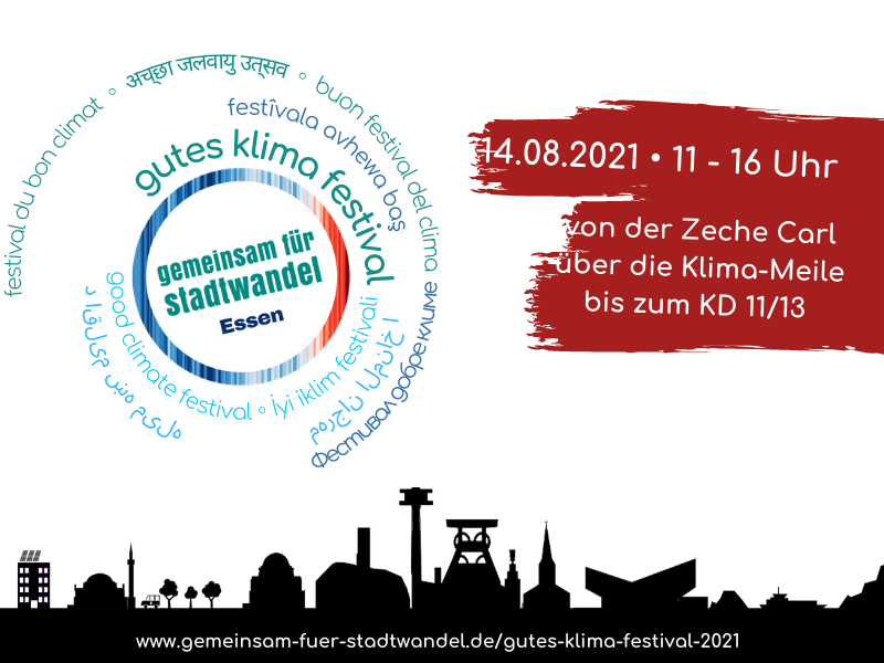 Gutes klima Festival 2021 Ankündigung