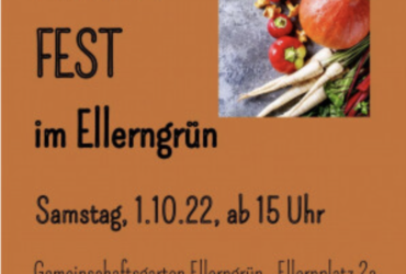 Erntefest  im Gemeinschaftsgarten Ellerngrün