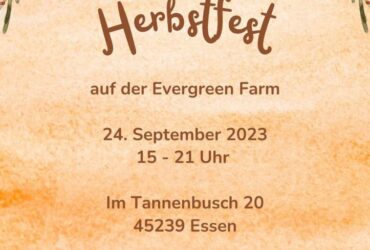 Herbstfest auf der Evergreen Farm.