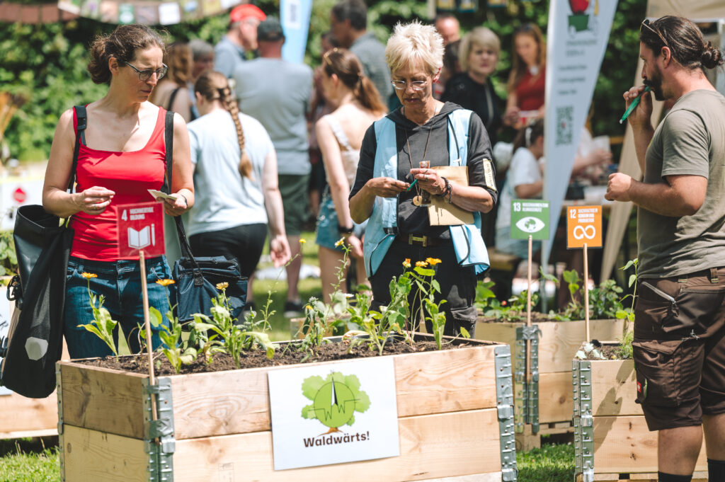 "Gutes Klima Festival" 2025 - in der »Zeche Carl« vom Netzwerk für Klimaschutz und Nachhaltigkeit »Gemeinsam für Stadtwandel Essen«, der Stadtteilinitiative »Altenessen blüht« und dem Verein »Werden hilft e.V.«,